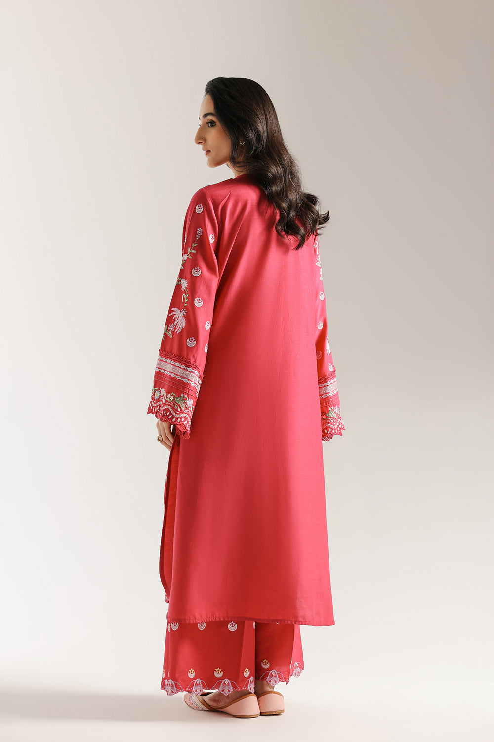 Ethnic | Rozana Collection 25 | Embroidered Dress 08A - Ladies Clothes - Maria Faisal