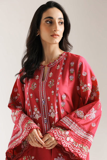Ethnic | Rozana Collection 25 | Embroidered Dress 08A - Ladies Clothes - Maria Faisal