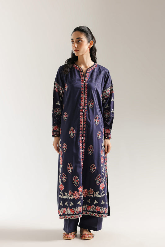 Ethnic | Rozana Collection 25 | Embroidered Dress 05A - Ladies Clothes - Maria Faisal