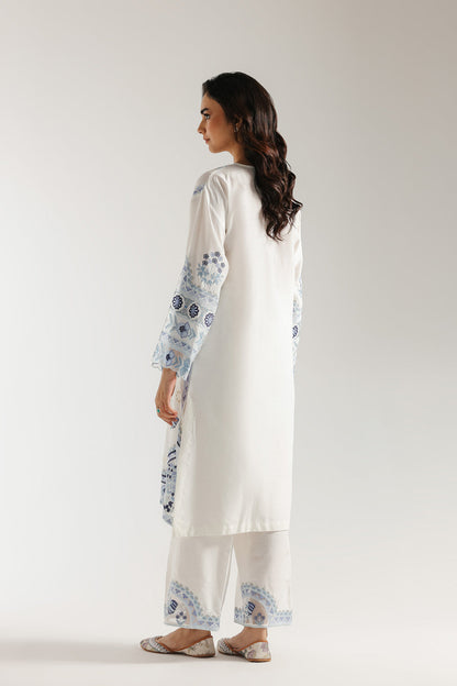 Ethnic | Rozana Collection 25 | Embroidered Dress 17A - Ladies Clothes - Maria Faisal