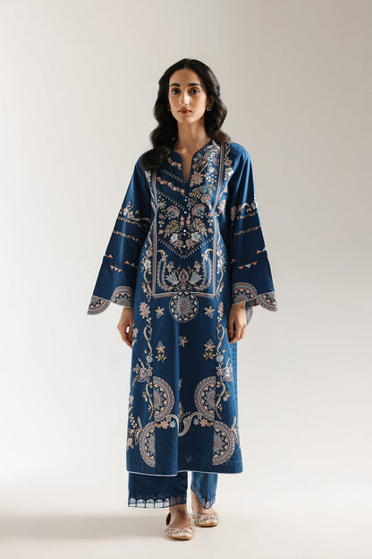 Ethnic | Rozana Collection 25 | Embroidered Dress 04A - Ladies Clothes - Maria Faisal