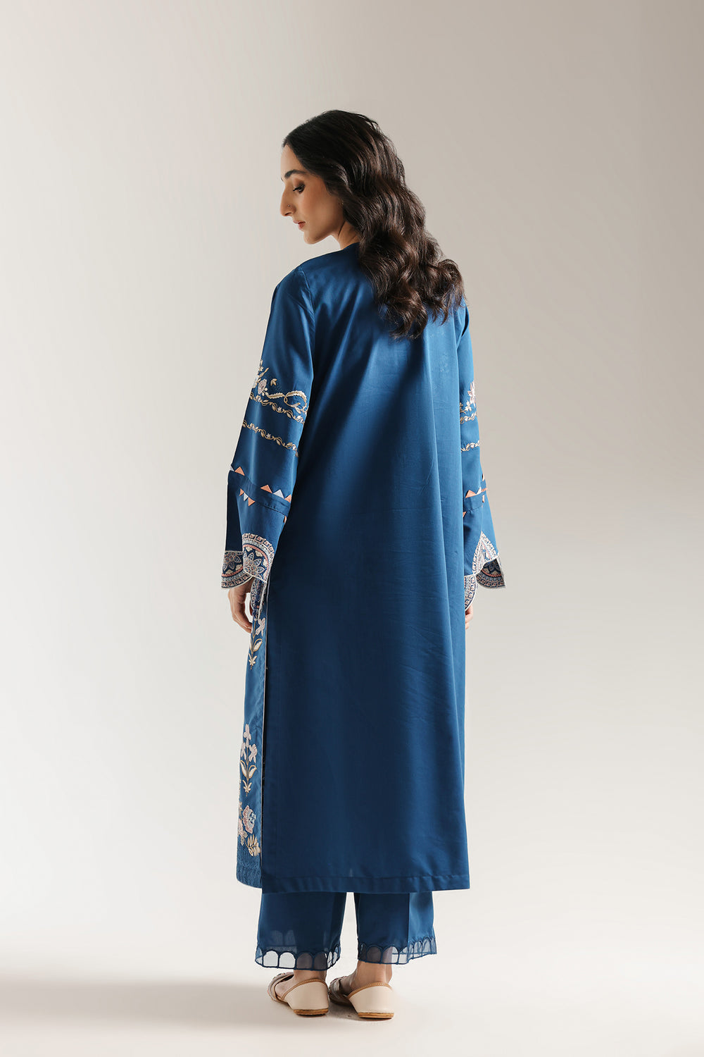Ethnic | Rozana Collection 25 | Embroidered Dress 04A - Ladies Clothes - Maria Faisal