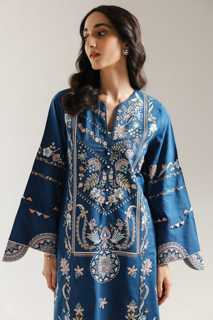 Ethnic | Rozana Collection 25 | Embroidered Dress 04A - Ladies Clothes - Maria Faisal