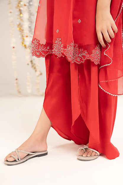 Kids Clothing | 3 Piece Organza Kids Suit