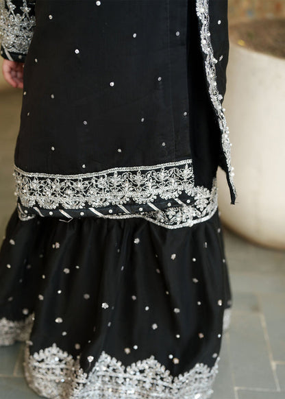 3 Piece Embroidered Chiffon Suit - Kids Clothing - available at Maria Faisal in UK and USA.