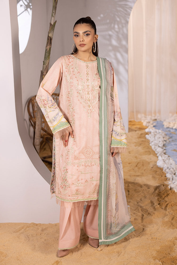 Ellena | Luxury Embroidered Collection| P-01 - Waniyas