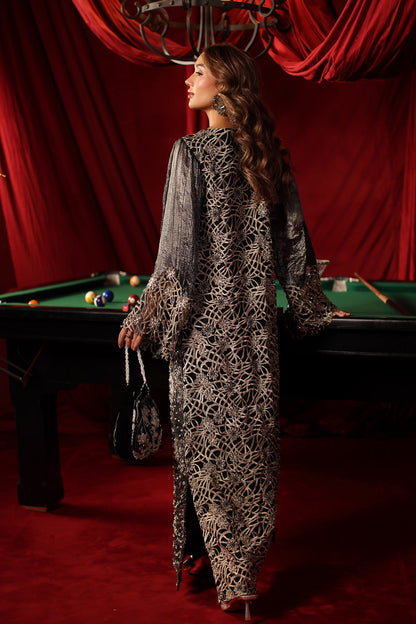 Musferah Saad | The Elite Club | Eclipse - Formal Dress - available at Maria Faisal in UK and USA.