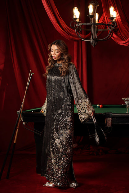 Musferah Saad | The Elite Club | Eclipse - Formal Dress - available at Maria Faisal in UK and USA.