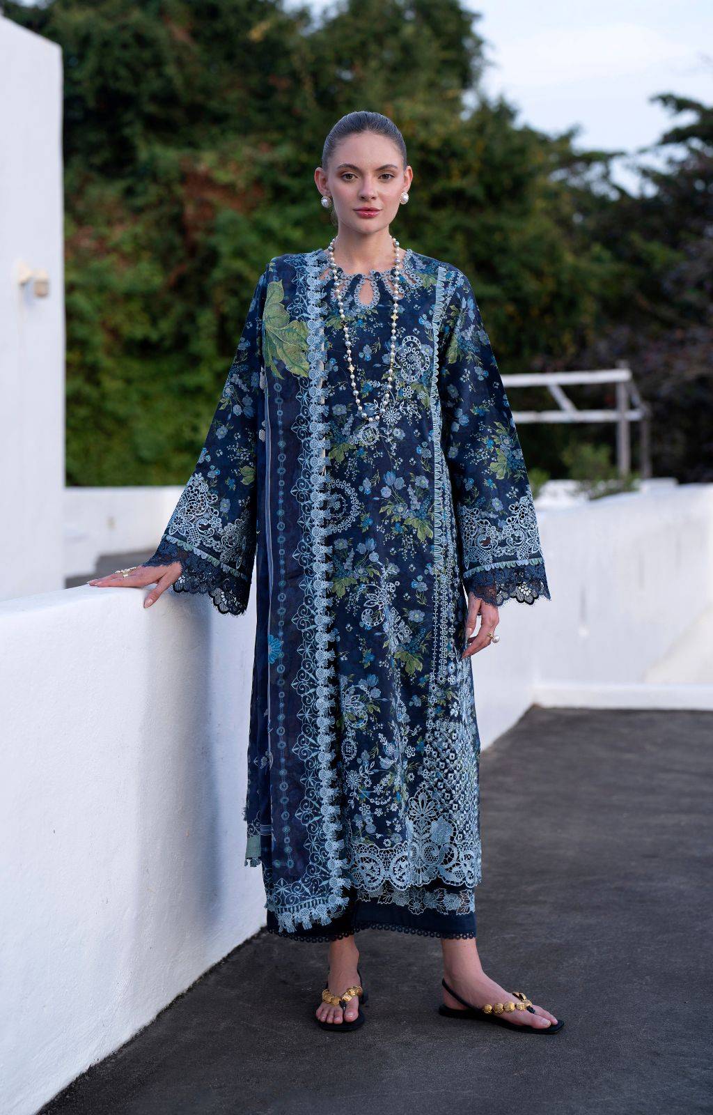 AJR Couture | Printakari Lawn 25 | Eden by Maria Faisal - Registered Vendor of : AJR Couture - type : Ladies Clothes - 100% original wedding dresses