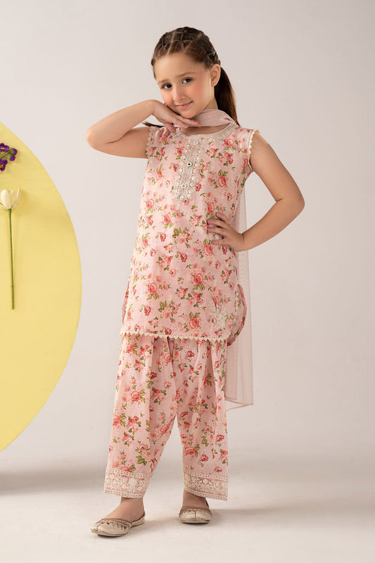 Maria B Kids | Kids Clothing | 3 Pc Printed Lawn Suit
