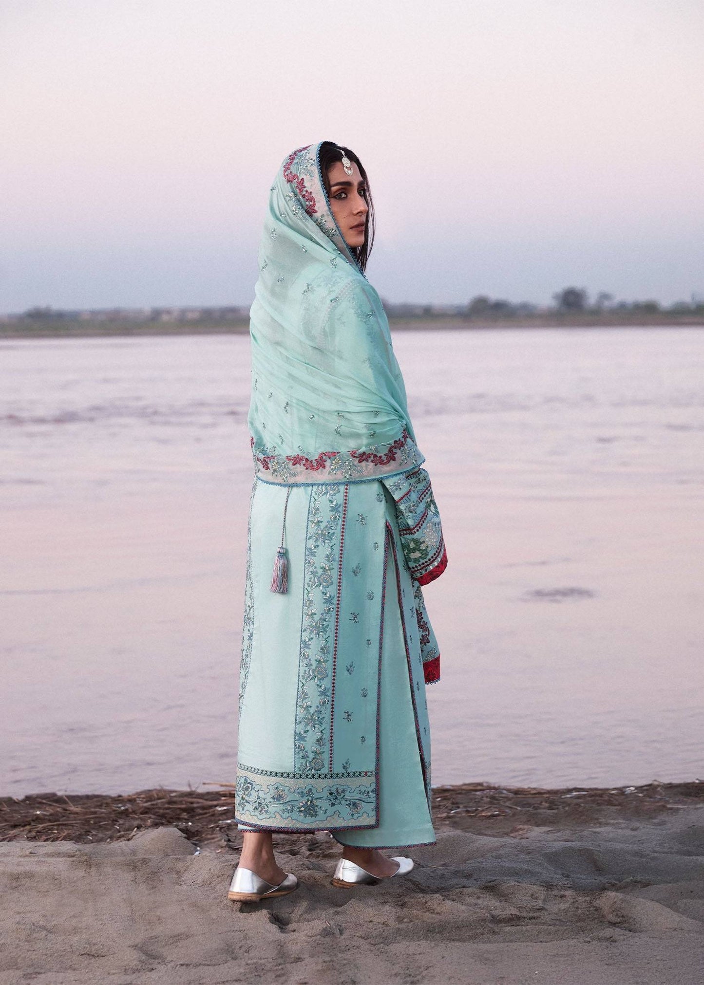 Hussain Rehar | Surkh Eid Pret’25 | Aina by Maria Faisal - Registered Vendor of : Hussain Rehar - type : Ladies Clothes - 100% original wedding dresses