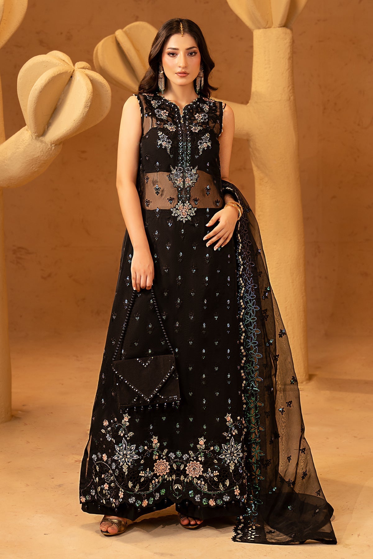 Maryams | Noir Luxury Formals | Seraphina - Formal Dress - available at Maria Faisal in UK and USA.
