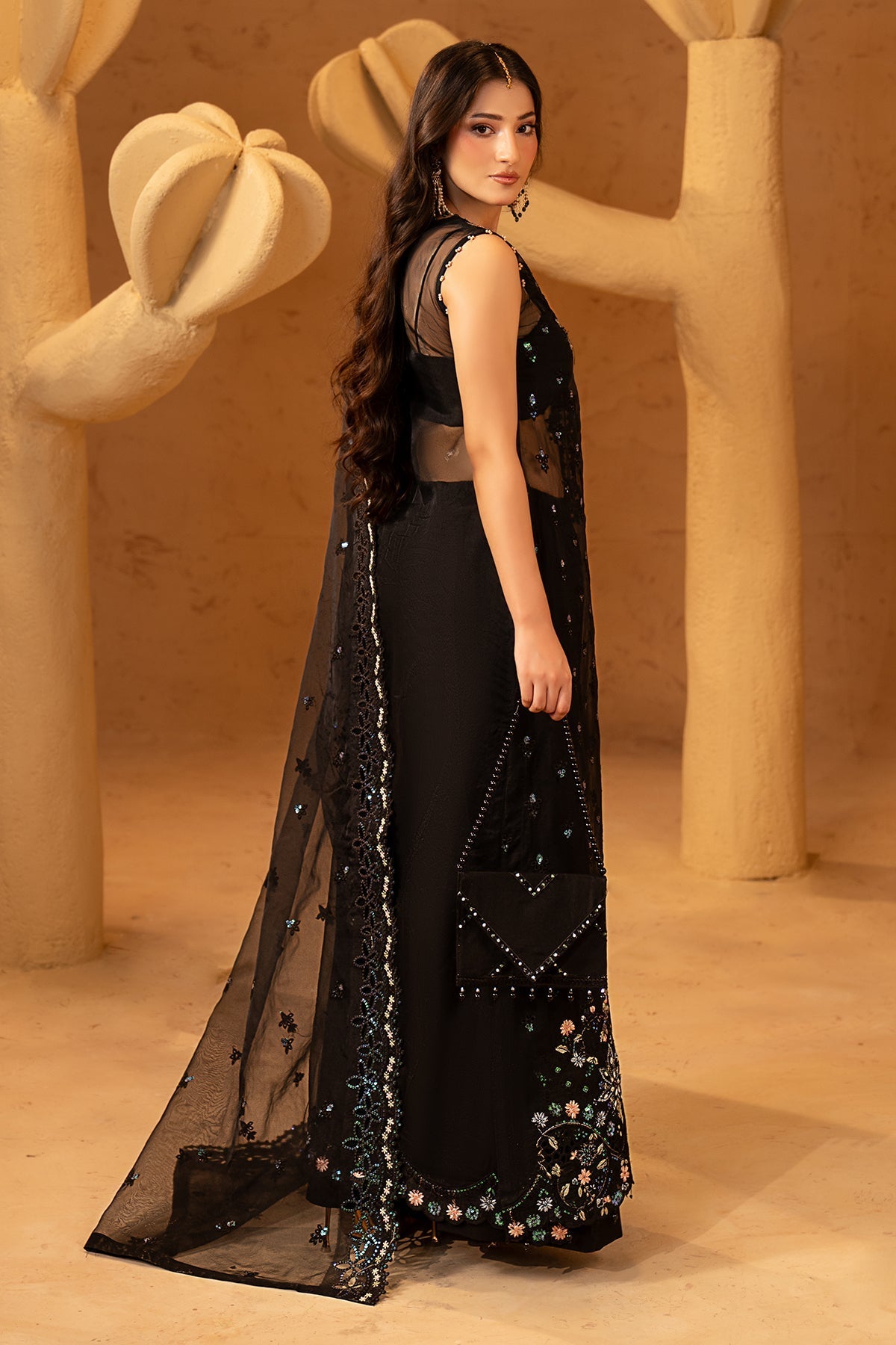 Maryams | Noir Luxury Formals | Seraphina - Formal Dress - available at Maria Faisal in UK and USA.