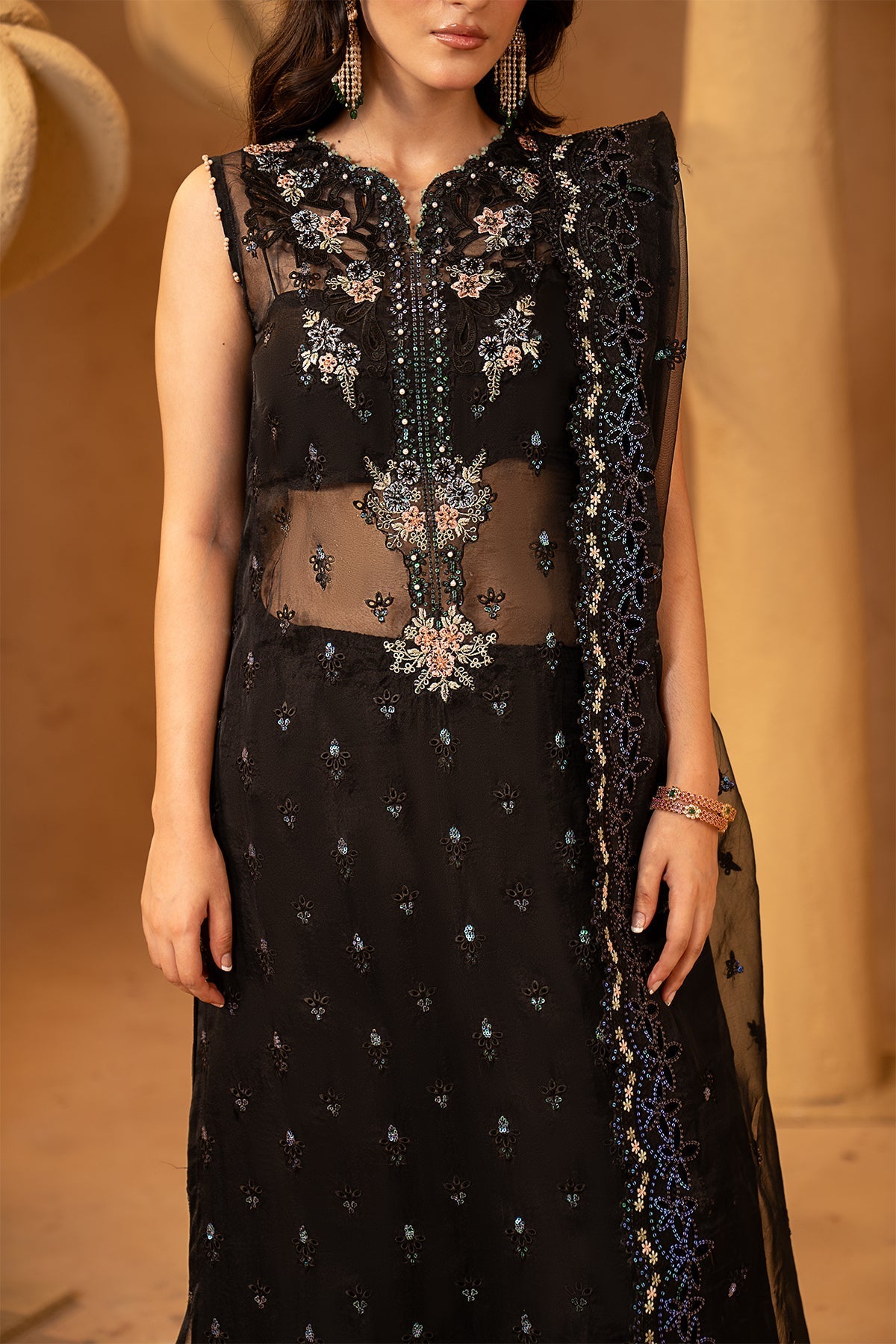 Maryams | Noir Luxury Formals | Seraphina - Formal Dress - available at Maria Faisal in UK and USA.
