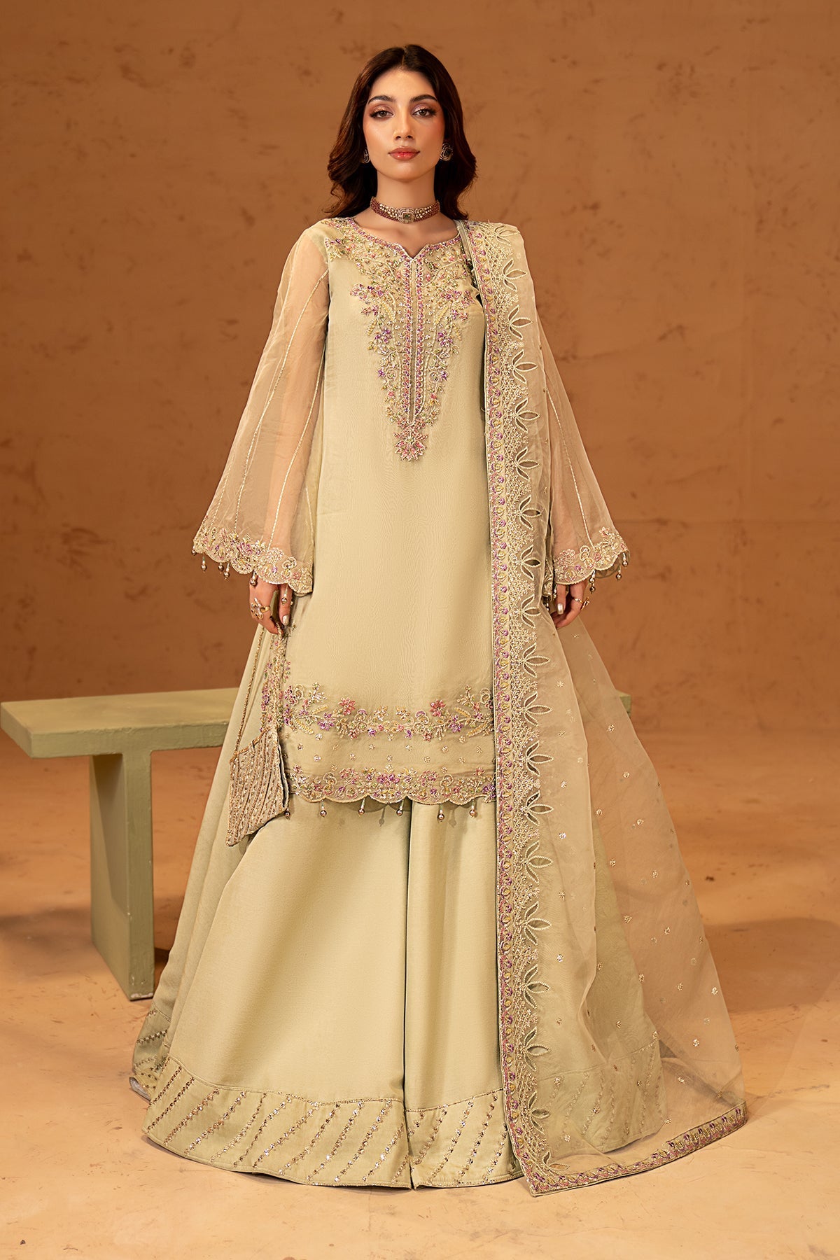 Maryams | Noir Luxury Formals | Symphony - Formal Dress - available at Maria Faisal in UK and USA.