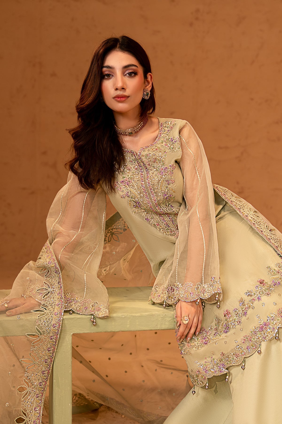 Maryams | Noir Luxury Formals | Symphony - Formal Dress - available at Maria Faisal in UK and USA.