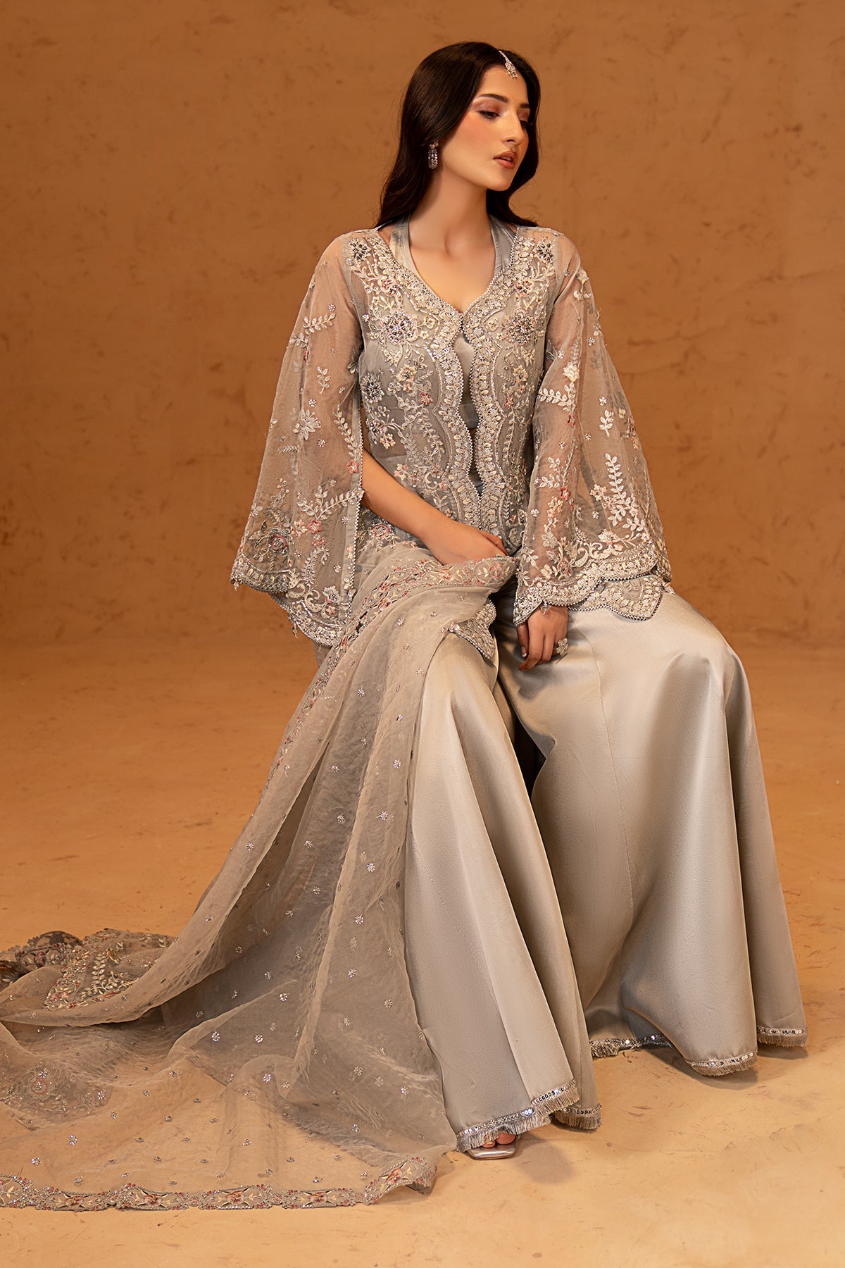 Maryams | Noir Luxury Formals | Serenade - Formal Dress - available at Maria Faisal in UK and USA.