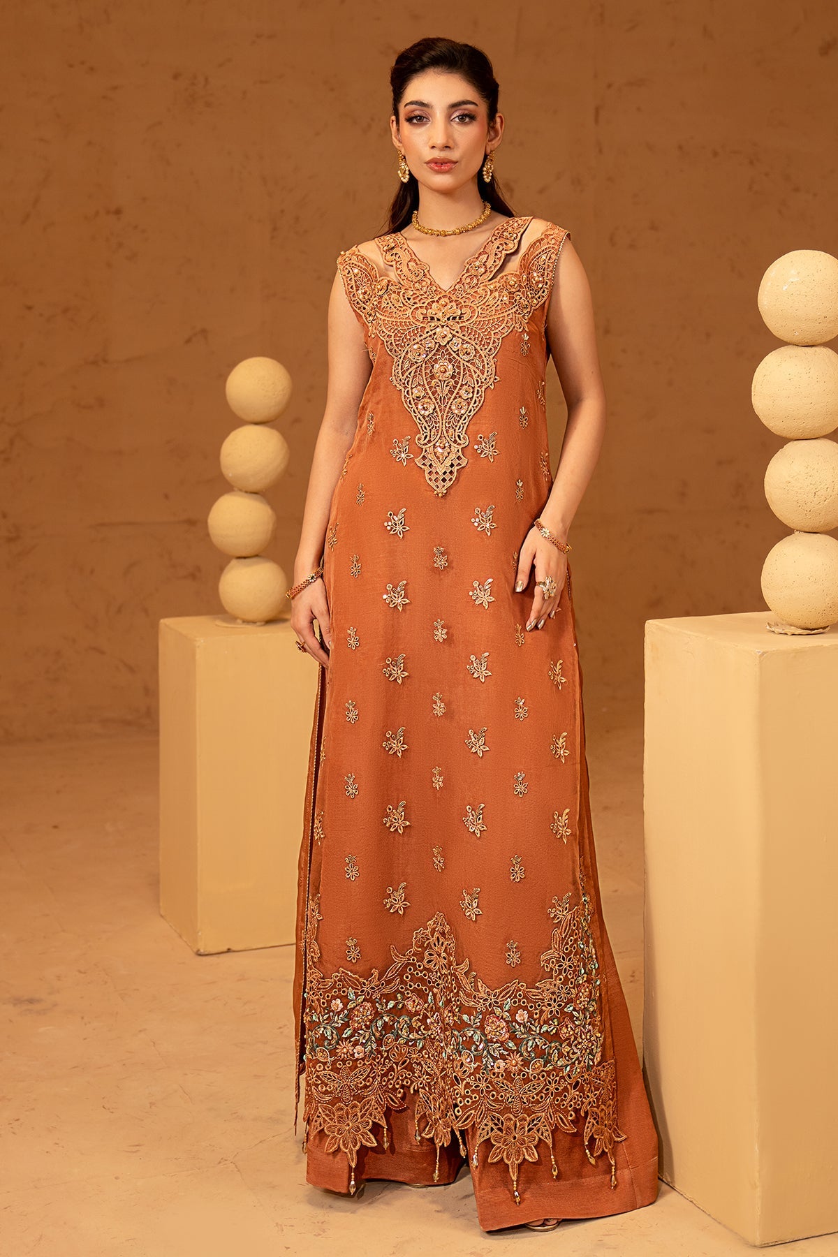 Maryams | Noir Luxury Formals | Rose - Formal Dress - available at Maria Faisal in UK and USA.