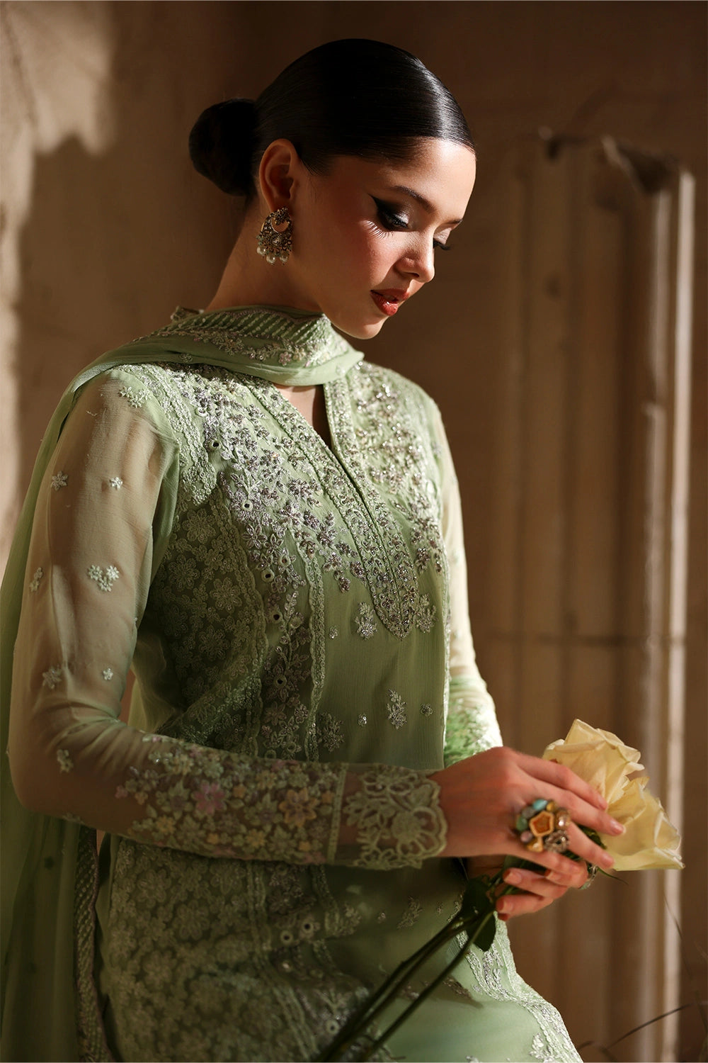 Azure | Luxe Formals | Elara - Formal Dress - available at Maria Faisal in UK and USA.
