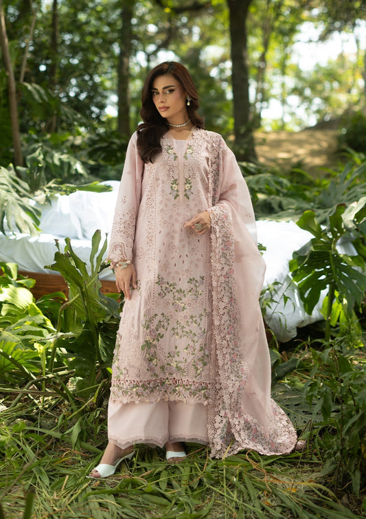 Elaf Premium | Luxury Lawn 26 | ELQ-1B LOVE ESCAPE - Luxury Dress - available at Maria Faisal in UK and USA.