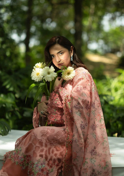 Elaf Premium | Luxury Lawn 26 | ELQ-5A ENDLESS LOVE - Luxury Dress - available at Maria Faisal in UK and USA.