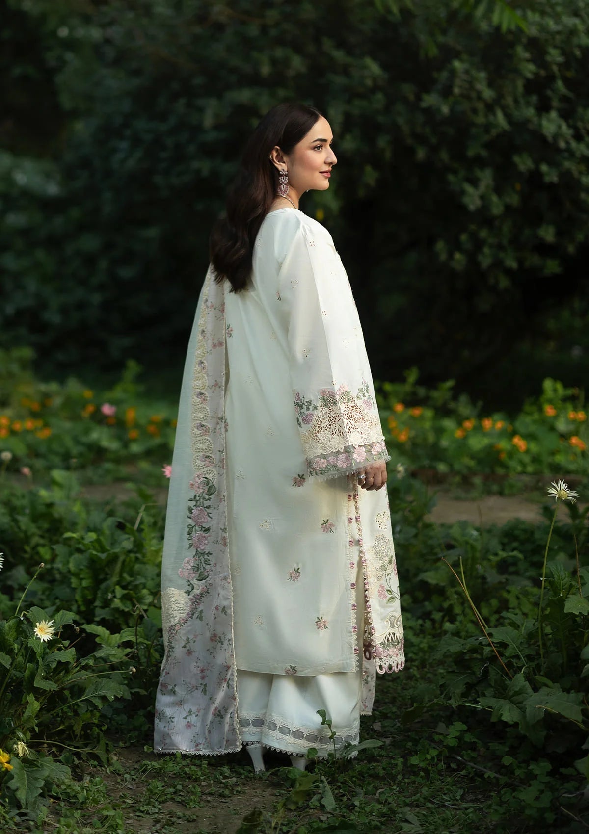 Elaf Premium | Luxury Lawn 26 | ELQ-7B SWEET TALK - Luxury Dress - available at Maria Faisal in UK and USA.