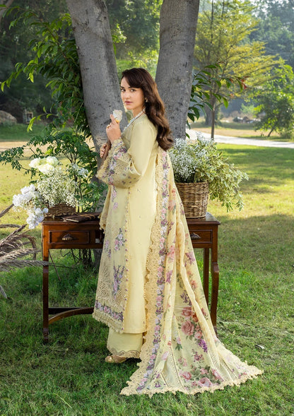 Elaf Premium | Luxury Lawn 26 | ELY-05 SOUCI - Luxury Dress - available at Maria Faisal in UK and USA.