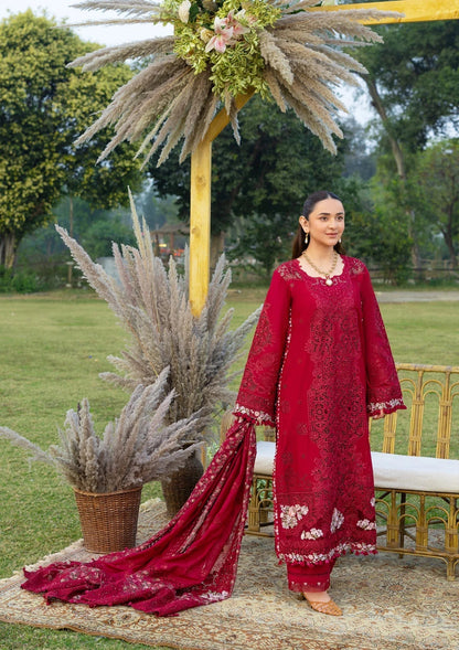 Elaf Premium | Luxury Lawn 26 | ELY-10 CHERIE LADY - Luxury Dress - available at Maria Faisal in UK and USA.
