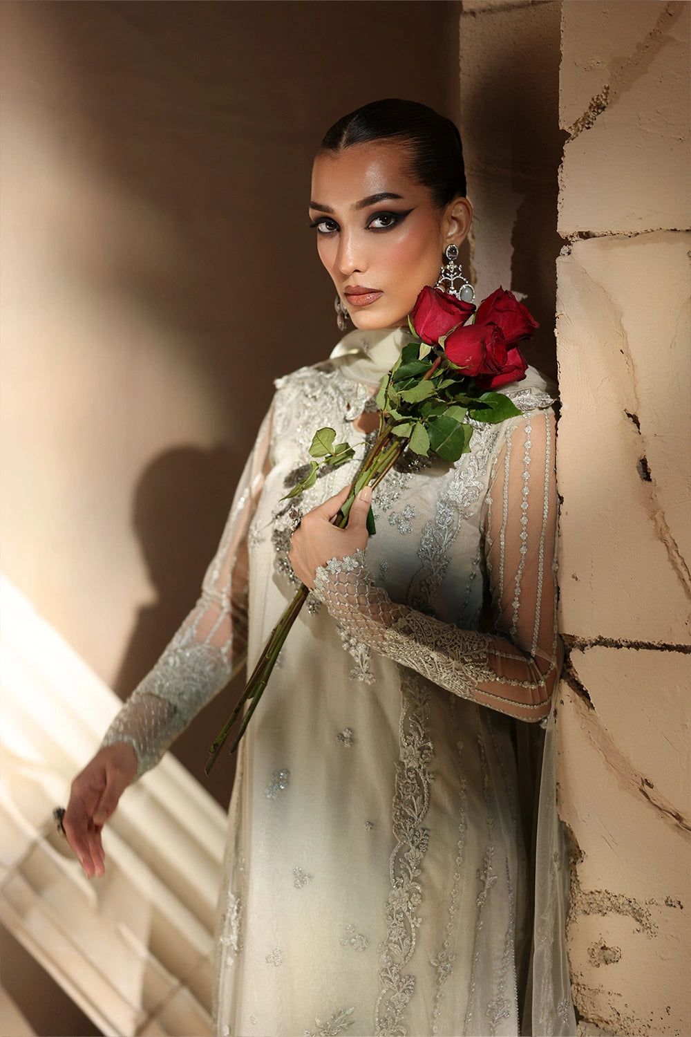 Azure | Luxe Formals | Elysian - Formal Dress - available at Maria Faisal in UK and USA.