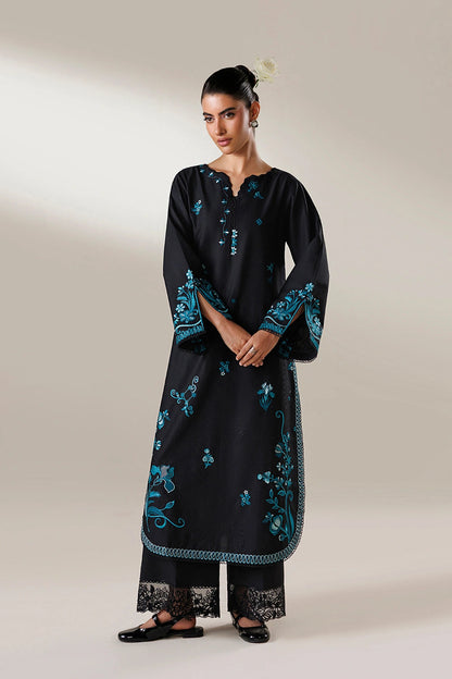 Azure | Chic Essentials | Emerald Galaxy - Casual Dress - available at Maria Faisal in UK and USA.
