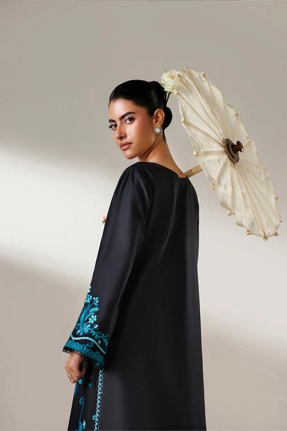 Azure | Chic Essentials | Emerald Galaxy - Casual Dress - available at Maria Faisal in UK and USA.