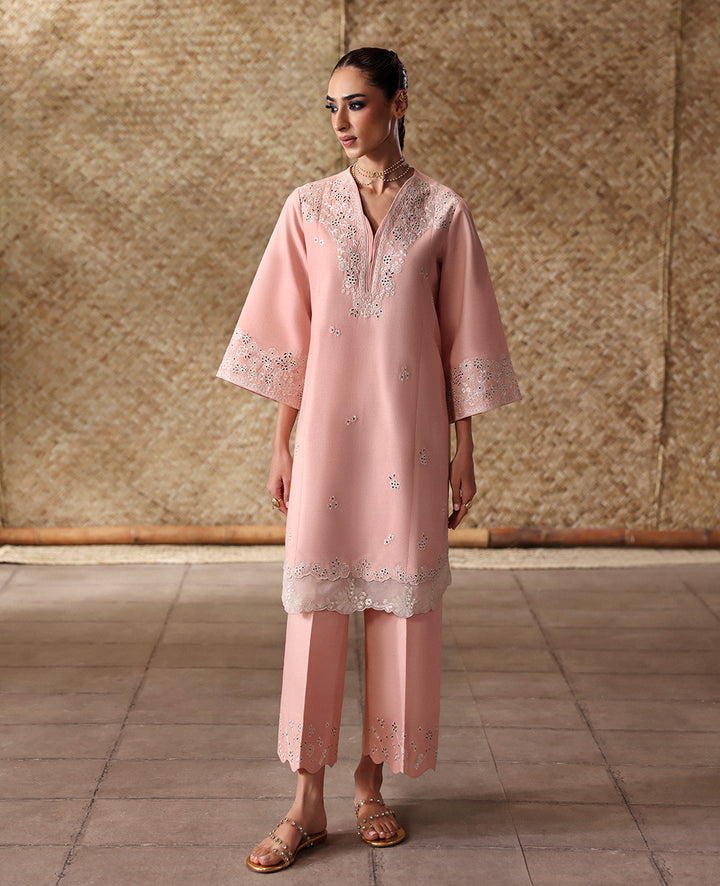 Republic Womenswear | Neoma Essential Basic Pret 26 | Arlisse - Casual Dress - available at Maria Faisal in UK and USA.