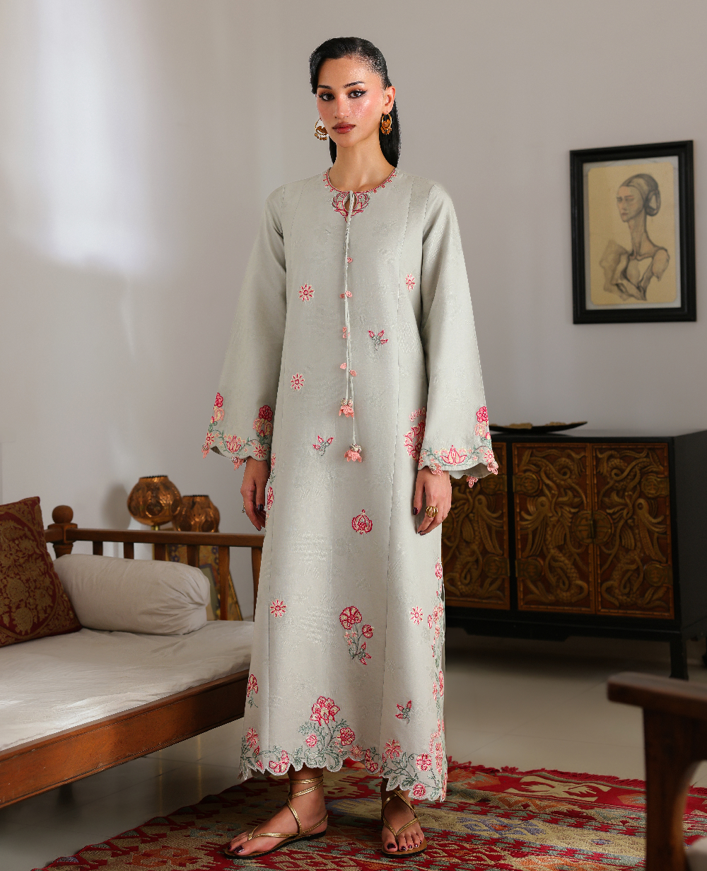 Republic Womenswear | Neonma Essential Pret 26 |Giselle - Luxury Dress - available at Maria Faisal in UK and USA.
