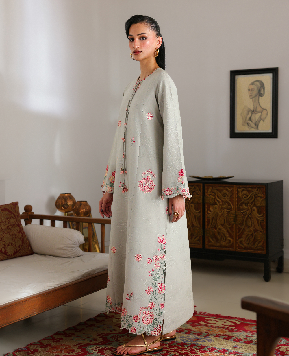 Republic Womenswear | Neonma Essential Pret 26 |Giselle - Luxury Dress - available at Maria Faisal in UK and USA.