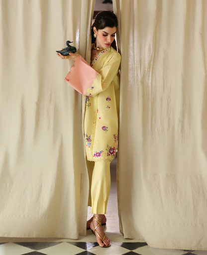Republic Womenswear | Neonma Essential Pret 26 |Candy Loom - Luxury Dress - available at Maria Faisal in UK and USA.