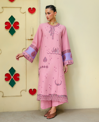 Republic Womenswear | Neonma Essential Pret 26 |Evara - Luxury Dress - available at Maria Faisal in UK and USA.