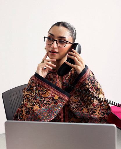 Republic Womenswear | Essentials Pre Fall | Noir - Casual Dress - available at Maria Faisal in UK and USA.