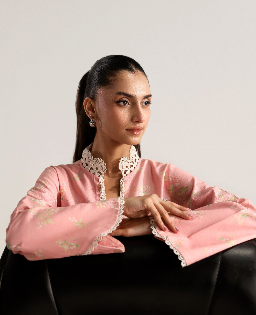 Republic Womenswear | Essentials Pre Fall | Roselle - Casual Dress - available at Maria Faisal in UK and USA.