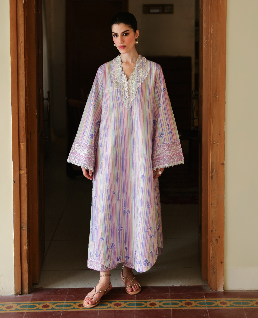 Republic Womenswear | Neonma Essential Pret 26 |Velora - Luxury Dress - available at Maria Faisal in UK and USA.