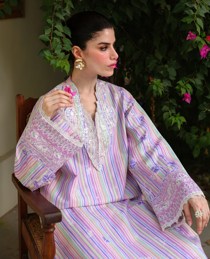 Republic Womenswear | Neonma Essential Pret 26 |Velora - Luxury Dress - available at Maria Faisal in UK and USA.