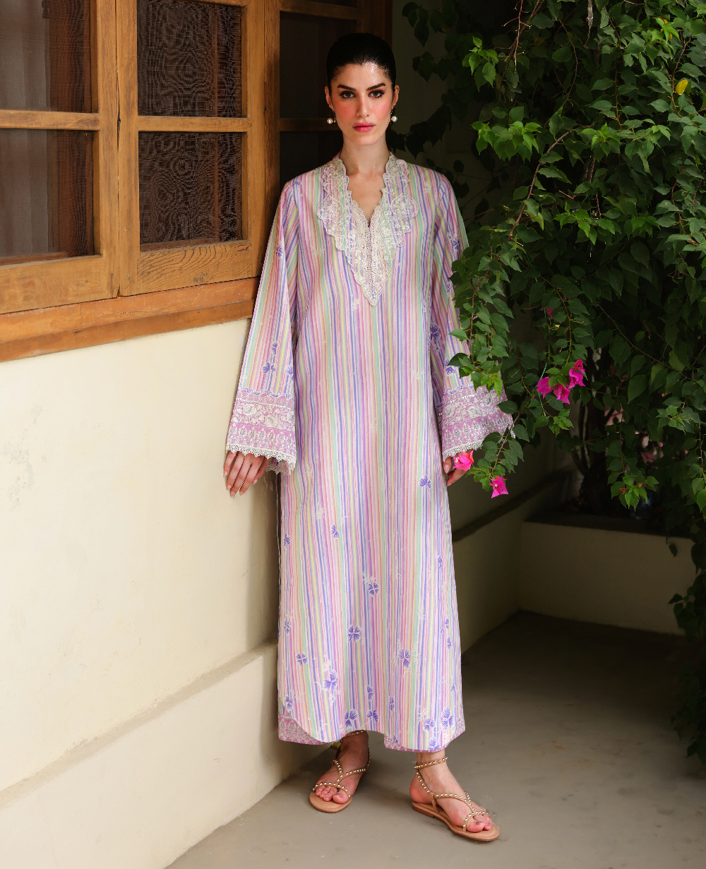Republic Womenswear | Neonma Essential Pret 26 |Velora - Luxury Dress - available at Maria Faisal in UK and USA.