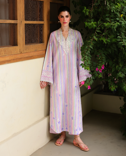Republic Womenswear | Neonma Essential Pret 26 |Velora - Luxury Dress - available at Maria Faisal in UK and USA.