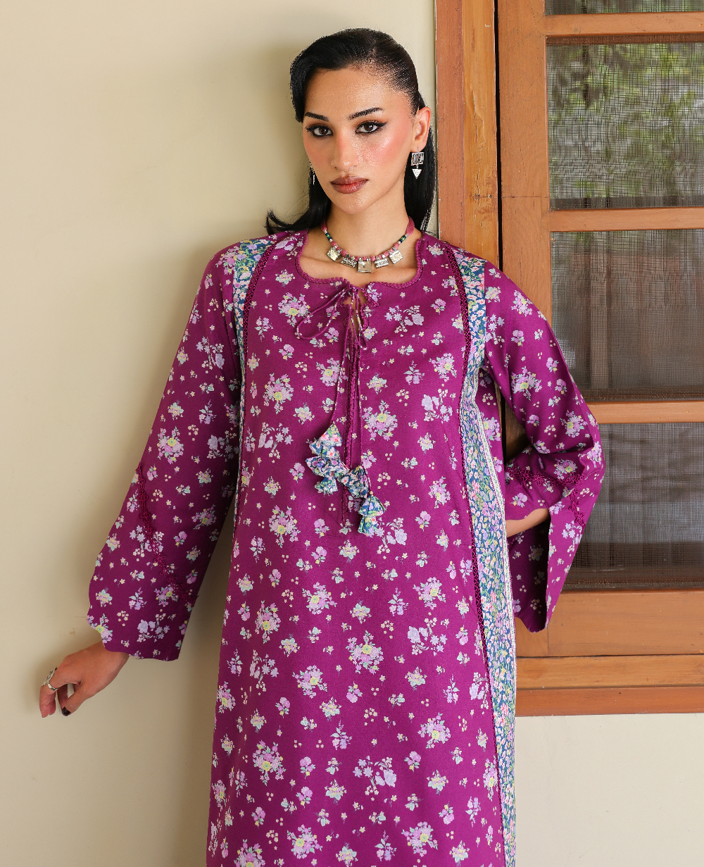 Republic Womenswear | Neonma Essential Pret 26 | Petal drift - Luxury Dress - available at Maria Faisal in UK and USA.