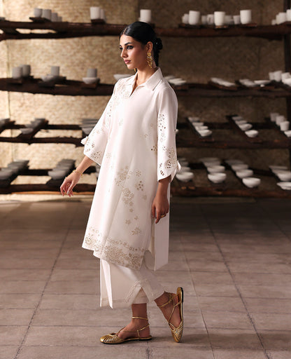 Republic Womenswear | Neoma Essential Basic Pret 26 |Amara - Casual Dress - available at Maria Faisal in UK and USA.