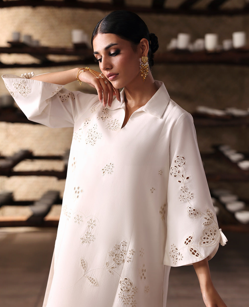Republic Womenswear | Neoma Essential Basic Pret 26 |Amara - Casual Dress - available at Maria Faisal in UK and USA.