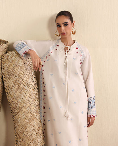 Republic Womenswear | Neoma Essential Basic Pret 26 | Evanthe - Casual Dress - available at Maria Faisal in UK and USA.