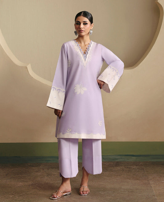 Republic Womenswear | Neoma Essential Basic Pret 26 |Aurelia - Casual Dress - available at Maria Faisal in UK and USA.