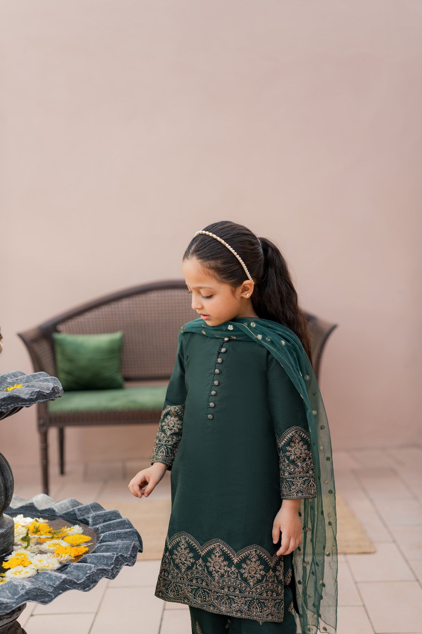 KKG-130 - by Maria Faisal - Registered Vendor of : Kastoor Kids - 100% Original Designer Dress.