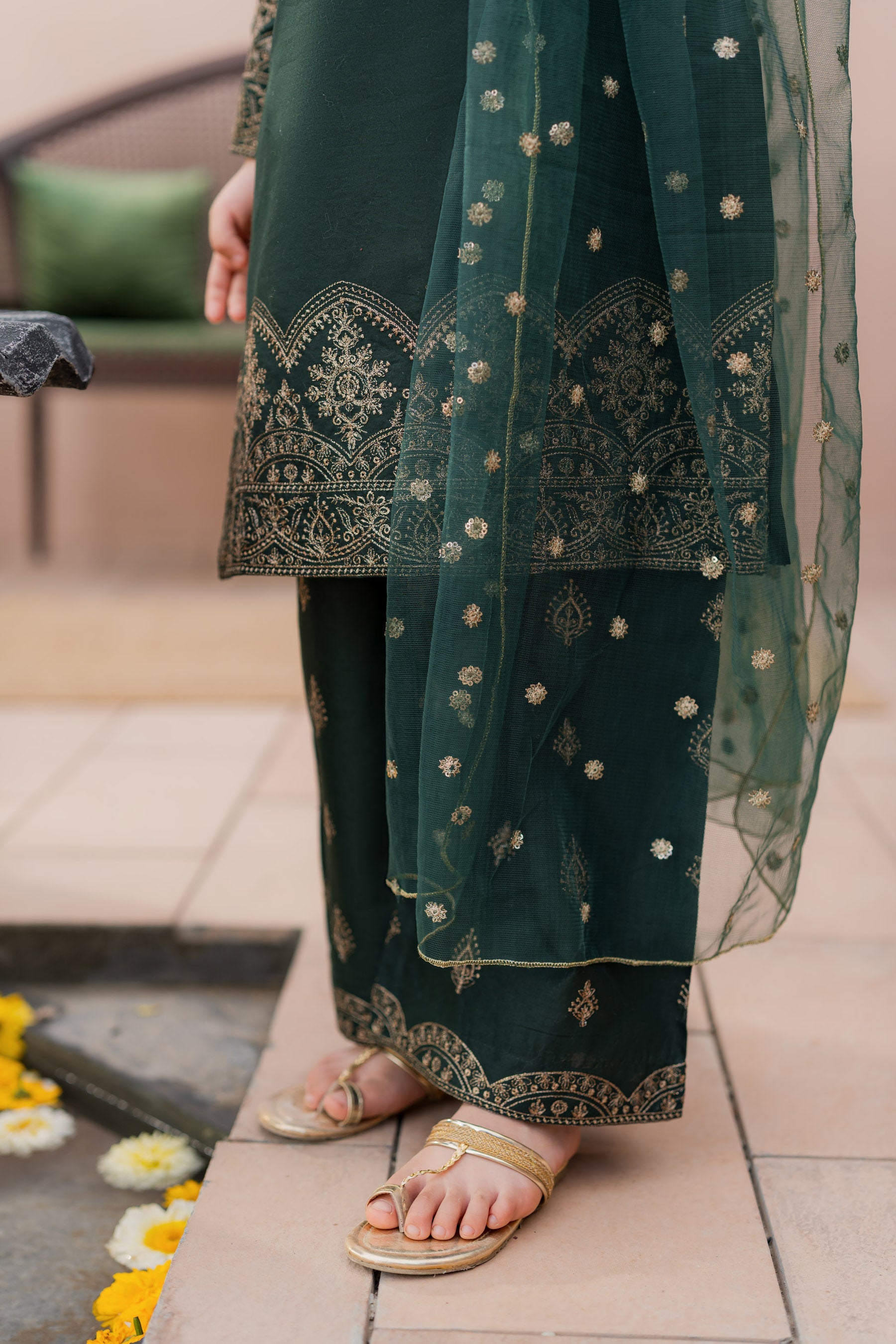 KKG-130 - by Maria Faisal - Registered Vendor of : Kastoor Kids - 100% Original Designer Dress.