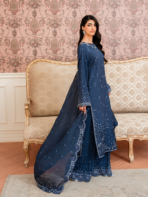 Epoque | Elysia Luxury Pret | Eira - Luxury Dress - available at Maria Faisal in UK and USA.